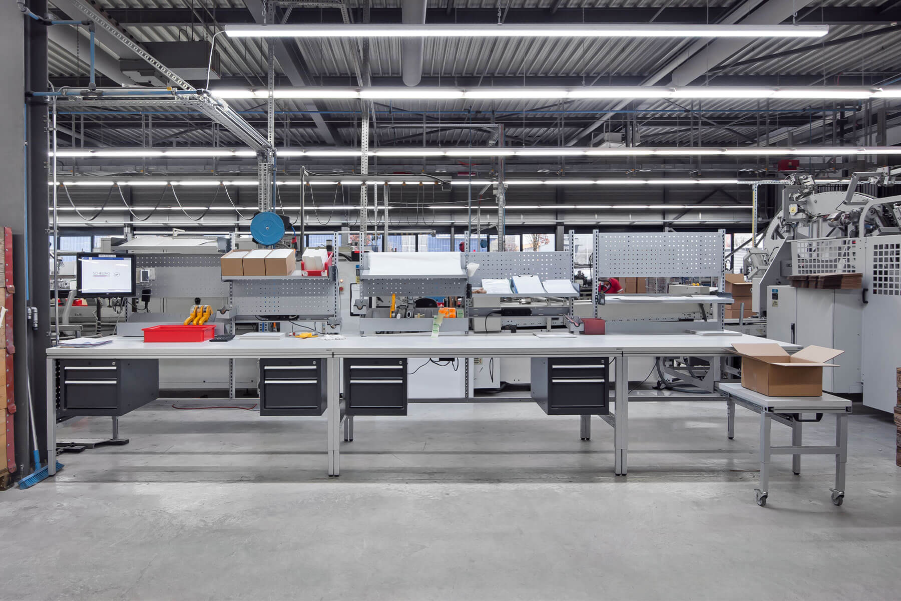 ERGO-Basic Packtische mit Auszugmodul