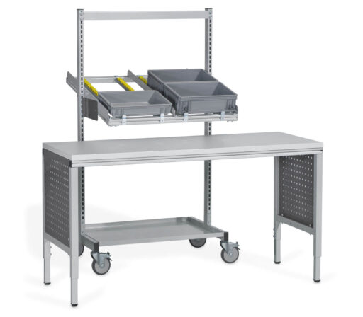 Transportwagen_kundenspezifisch_Zufuehrung_Material Mobile Materialzuführung durch ERGO-line Transportwagen